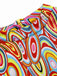 [Prévente] Robe trapèze sans manches multicolore style Pop Art des années 1960