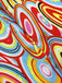 [Prévente] Robe trapèze sans manches multicolore style Pop Art des années 1960