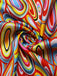 [Prévente] Robe trapèze sans manches multicolore style Pop Art des années 1960