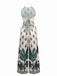 Combinaison verte licou à motif palmiers des années 1930