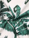 Combinaison verte licou à motif palmiers des années 1930