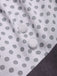 [Prévente] Robe moulante Col Claudine pois grise boutonnée des années 1960