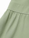 [Prévente] Robe à revers verte colorblock et poignets à nœud années 1950