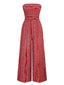 Combinaison bustier fendue style bohème des années 1970