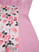 [Prévente] Robe roses rose à pois et col carré des années 1950