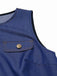 [Prévente] Robe bleue en jean à col bateau années 60