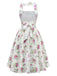 [Prévente] Robe lavande à bretelles et découpes dans le dos des années 1950