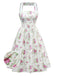 [Prévente] Robe lavande à bretelles et découpes dans le dos des années 1950