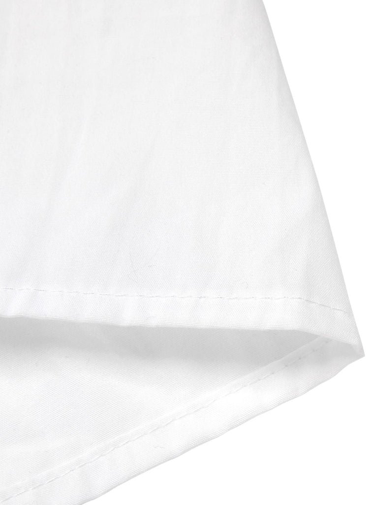 [Prévente] 2PCS chemisier sans manches et jupe fendue géométrique années 40