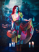 [Prévente] Robe de Sally The Nightmare multicolore années 1950