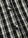 [Pré-vente] Robe sirène grise à carreaux col en V manches mi-longues des années 1930