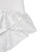 [Prévente] Robe blanche manches évasées et froncées en dentelle des années 1960