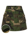 [Pré-vente] Mini-jupe verte en coton imprimé camouflage des années 1960