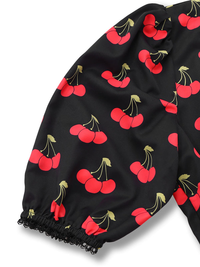 [Prévente] Robe rouge à col carré et fente bouffante années 40