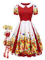 [Prévente] Robe bulle colorée distributeur de chewing-gum années 1950