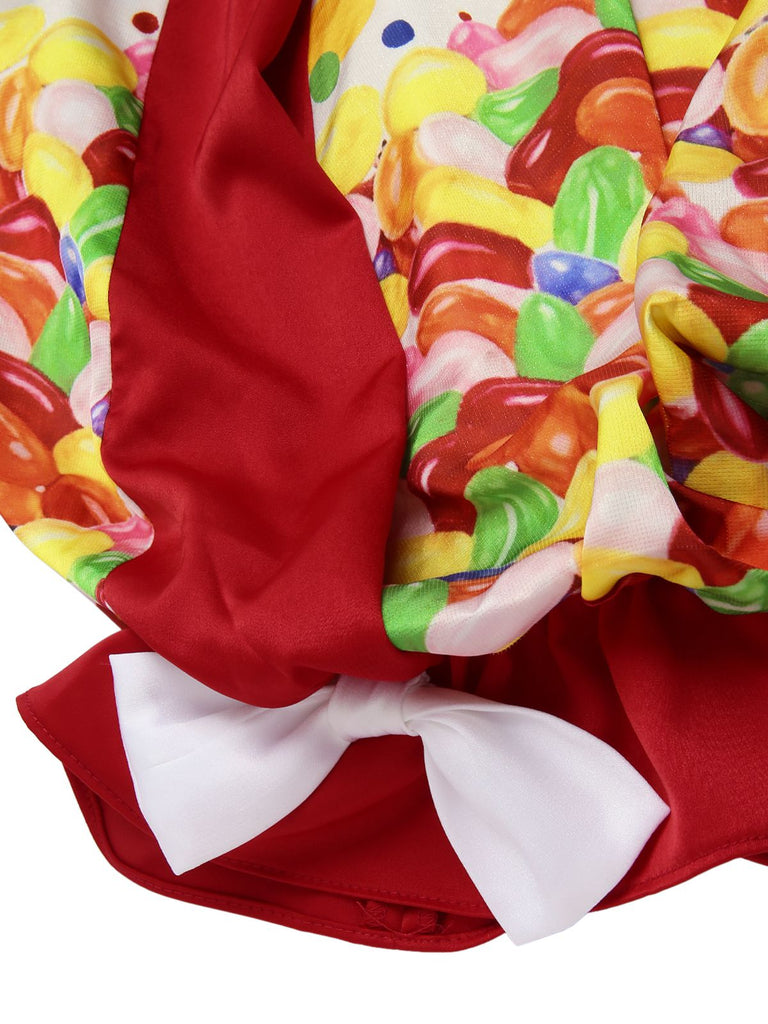 [Prévente] Robe bulle colorée distributeur de chewing-gum années 1950