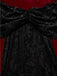[Prévente] 2PCS Robe bandeau en velours et cape rouge et noire années 1930