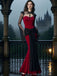 [Prévente] Robe rouge longue bandeau en velours années 1930