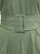 Robe unie à manches évasées et en V profond années 1940