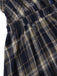 [Prévente] [Grande taille] Robe bleue à carreaux à lacets années 40