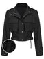[Prévente] Veste noire à poches et revers à plis creux années 1950