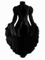 [Prévente] Robe victorienne noire en dentelle à manches gigot des années 1980