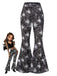 [Prévente] Pantalon évasé noire toile d'araignée Halloween années 1960