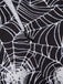 [Prévente] Pantalon évasé noire toile d'araignée Halloween années 1960