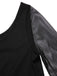 [Prévente] 2PCS Haut et pantalon évasé toile d'araignée Halloween années 60