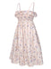 [Prévente] [Grande taille] Robe rose à volants floral années 1970