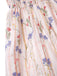 [Prévente] [Grande taille] Robe rose à volants floral années 1970