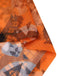 [Prévente] Robe orange et noire épaules dénudées motif château des années 1960