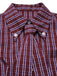 [Pré-vente] Robe rouge à rayures et col cravate des années 40