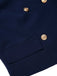 [Prévente] Blazer court bleue marine à col écossais années 1950