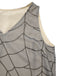 [Prévente] Robe en toile d'araignée à ourlet irrégulier et volanté abricot années 1930