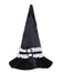 2PCS Chemisier et jupe à volants en dentelle noire style sorcière d'Halloween années 1950