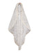 Ensemble robe de mariée vampire beige en dentelle style Halloween des années 1930
