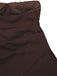 [Pré-vente] Robe bustier en cotonà carreaux patchwork marron ourlet irréguliers années 1970