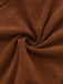 [Pré-vente] Combinaison orange col noué en velours côtelé motif marguerites années 1970