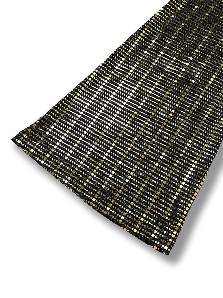 [Prévente] Combinaison sequins à manches cloches noire années 1980