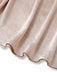 [Pré-vente] Robe plissée à la taille champagne en satin nacré années 1950
