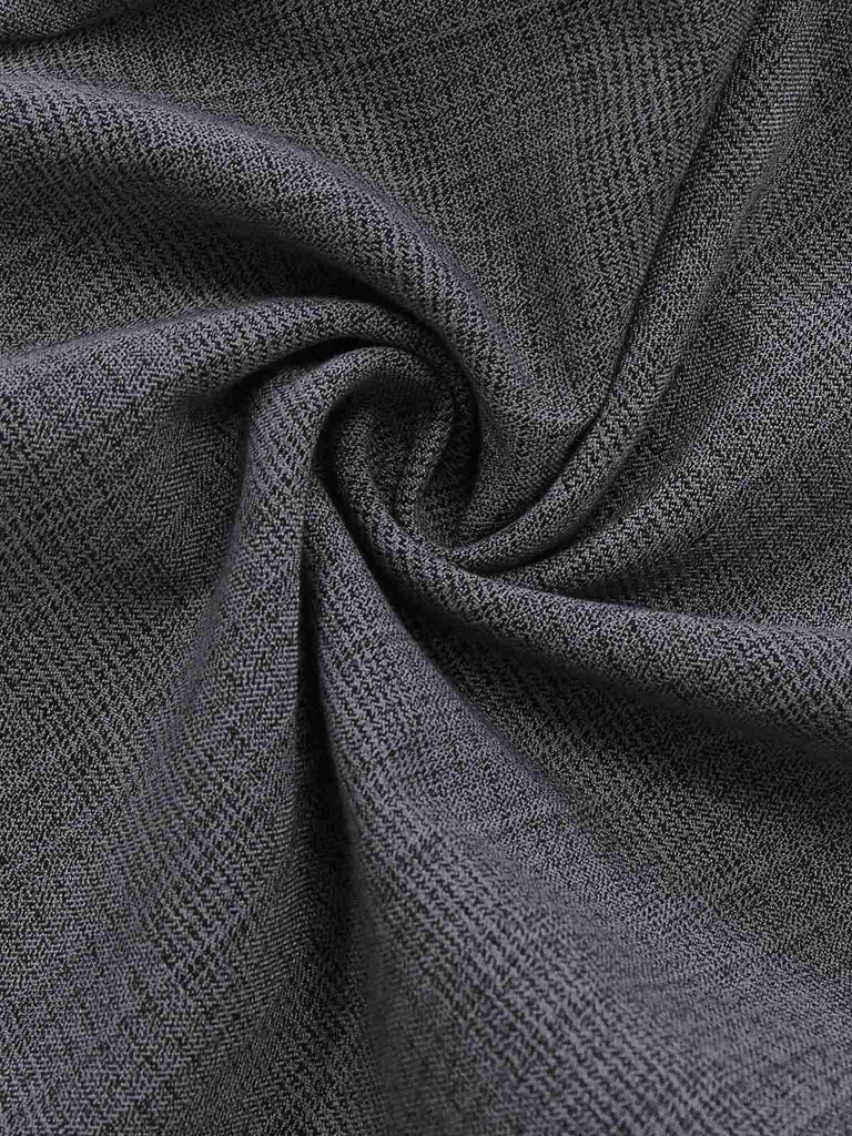 [Pré-vente] Combinaison col noué à pois patchwork noire des années 1950