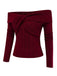 [Prévente] 2PCS hauts torsadés en maille et jupe plissée rouge et gris des années 60