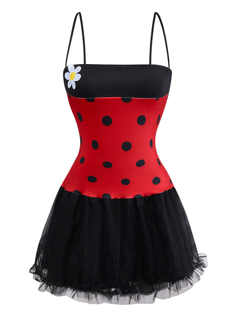Ensemble de costumes de cosplay Miraculous Bubble rouge des années 1960