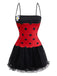 Ensemble de costumes de cosplay Miraculous Bubble rouge des années 1960
