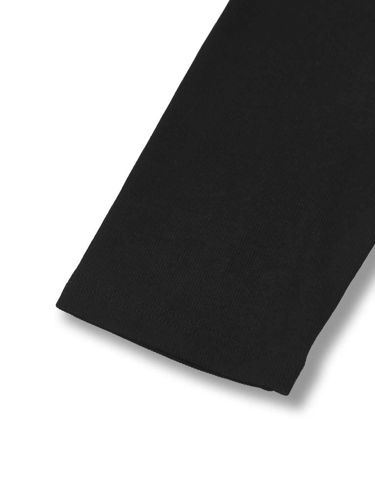 [Prévente] Robe rose et noir avec nœud papillon fleuri années 1950