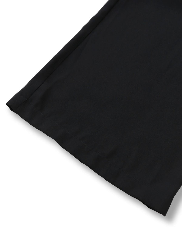 [Prévente] Combinaison noire en dentelle et maille avec ceinture de perles années 50