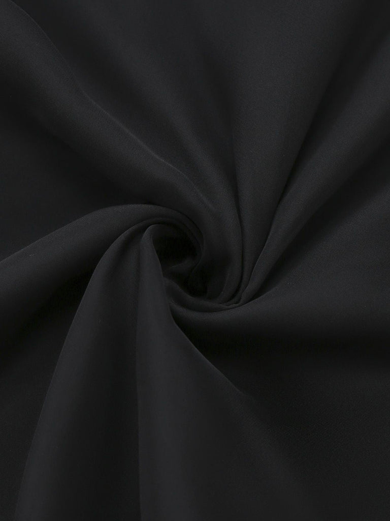 [Prévente] Robe noire à sequins et perles ourlet asymétrique années 1920