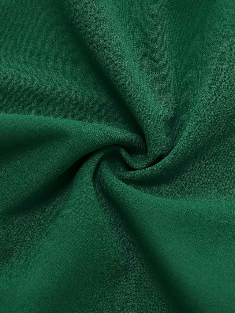 Combinaison col en V profond manches transparentes à volants des années 1950