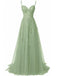Robe longue rose tulle dentelle fines bretelles 1930s